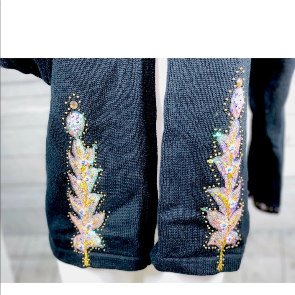 STORYBOOK KNITS SWEATER Cardigan Sequins - Picture 2 of 8